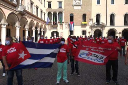 Homenaje a brigada médica de Cuba en Italia (+Fotos y Video)