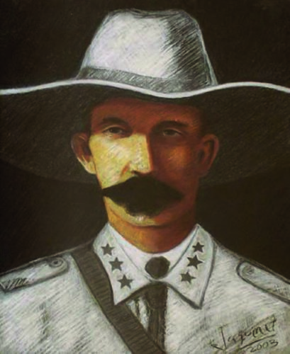 Pintura: Martí Mayor General, 2003. Dagoberto Jaquinet.