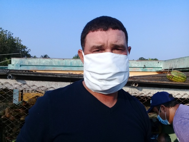 Danilo Resqueijo: “Me siento muy bien con lo que estoy haciendo”. Foto del muro de Facebook del periodista Hugo García