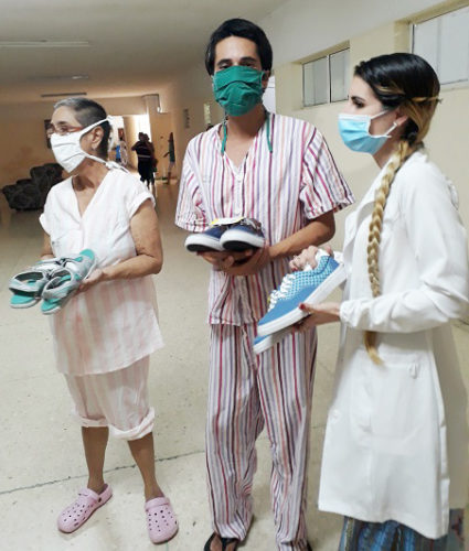 En el hospital siquiátrico los pacientes sintieron satisfacción inmensa. Foto: Lourdes Rey Veitía