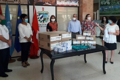 Dona el PNUD a Cuba medios de protección ante la COVID-19