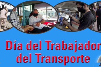 Congratulan a los trabajadores del transporte
