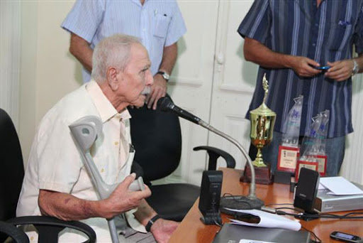 Elio Ménendez, en su última presencia en la UPEC: Foto: Yoandry Ávila