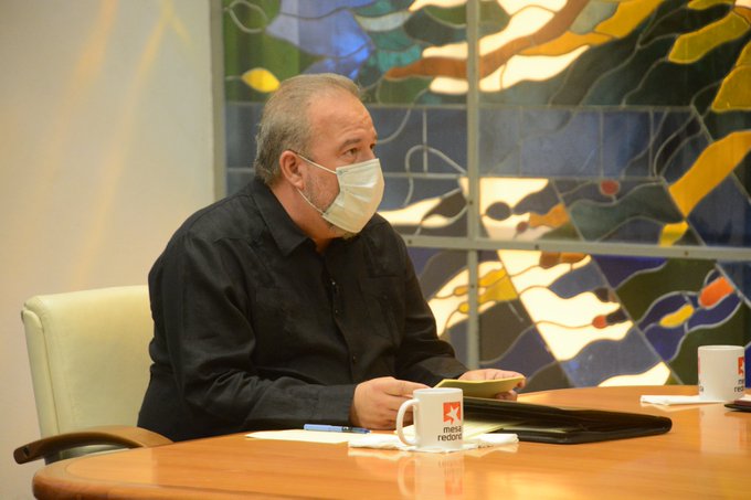 El Primer Ministro Manuel Marrero Cruz informa las medidas previstas para la Etapa de Recuperación post Covid-19 y detalla las que se irán adoptando en cada una de las tres fases previstas. El tránsito se realizará de forma gradual y asimétrica. Foto: Asamblea Nacional en Twitter