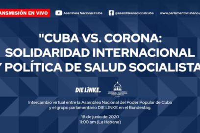 Intercambiarán Cuba y Alemania sobre política socialista de salud en enfrentamiento a la Covid-19