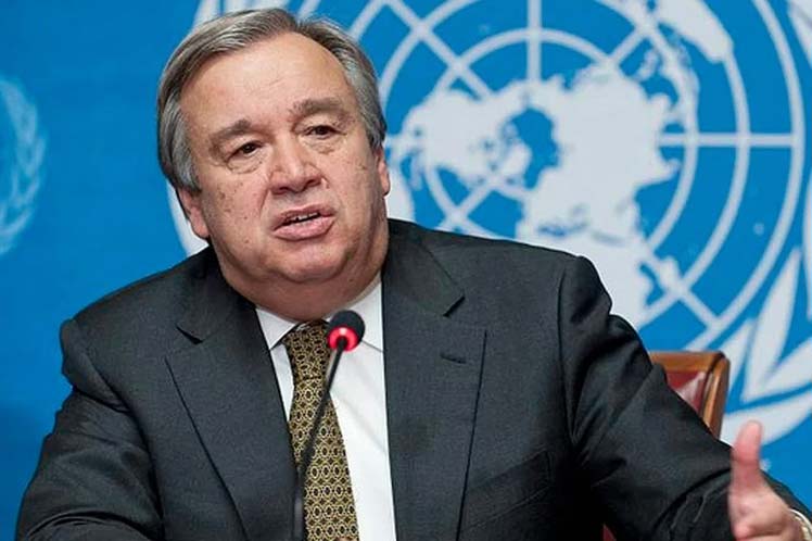 La pandemia expuso tremendas deficiencias, fallas y fragilidades del mundo del trabajo, que ahora debe recuperarse mejor, señaló el secretario general de Naciones Unidas, António Guterres. Foto: Tomada de Prensa Latina