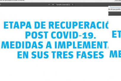 Publican tabloide con información de la etapa pos-COVID-19 (+PDF)
