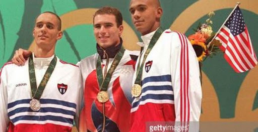 Falcón, Rouse y Neisser en el podio de los Juegos Olímpicos de Atlanta 1996