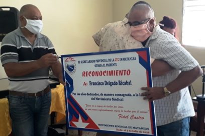 Un matancero enamorado del  movimiento sindical