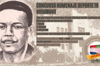 Recuerdo a Córdova Cardín en Concurso Deporte entuMovil!