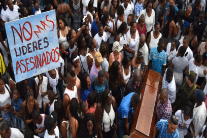 Campaña en Colombia contra asesinatos de líderes sociales