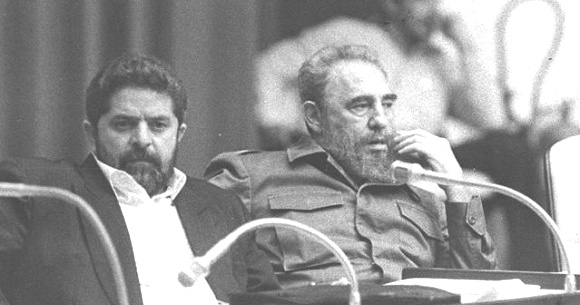 Fidel y Lula concibieron el Foro de São Paulo en un contexto internacional muy adverso. Foto: Revista Bohemia