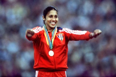 María Caridad Colón: ¿Jabalinista de chocolate?