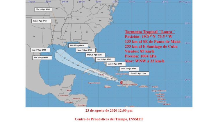 Nota Informativa No.11 Tormenta Tropical Laura 12m