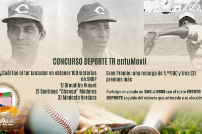 Un pitcheo pegado en Concurso Deporte entuMovil