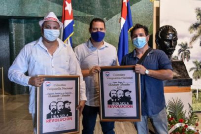 Reciben Buena Fe y Arnaldo Rodríguez condición de Vanguardia Nacional