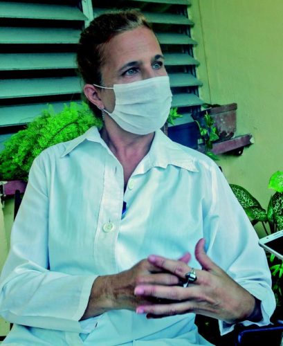 “La COVID-19 ha puesto a prueba los valores que la Revolución nos ha enseñado”, afirmó la doctora Maritza González Valdés. Foto: Heriberto González