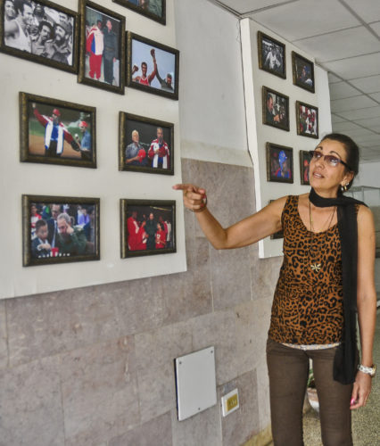Sara Zulema Muguercia, directora del Museo del Deporte en Holguín. Foto: José Raúl Rodríguez Robleda