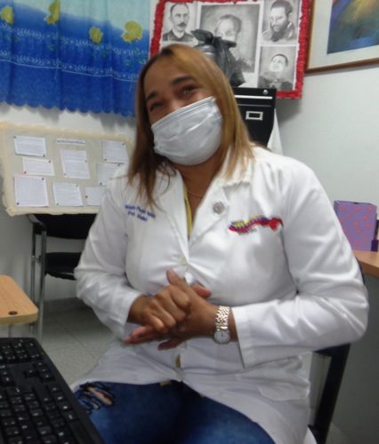 La doctora guantanamera Siebel Medina Poveda está cumpliendo su tercera misión internacionalista. Foto: Jorge Pérez Cruz