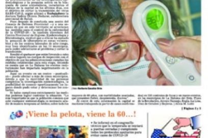 Lunes 7 de septiembre de 2020