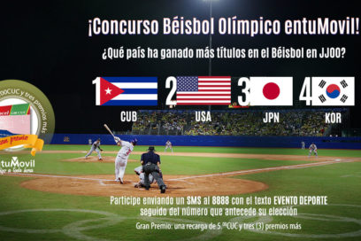 Béisbol olímpico en Concurso Deporte entuMovil