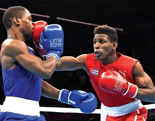 Andy Cruz es uno de los que aspira al título olímpico en la escuadra cubana de boxeo. Foto: José Raúl Rodríguez Robleda.