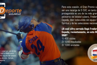 Cepeda hace historia en Concurso Deporte entuMovil