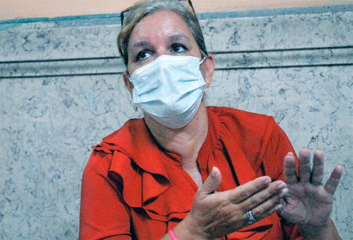 Doctora Tania Peón Valdés, jefa de Sección de Asistencia Social, Adulto Mayor, Discapacidad y Salud Mental de la DPS. Foto: Agustín Borrego