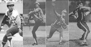 Un cuarteto de lujo en el pitcheo pinareño: Rogelio García, Julio Romero, Jesús Guerra y Omar Ajete. Foto: www.martindihigo2013.com