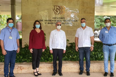 Debaten intereses comunes directivos de BioCubaFarma y embajador de Eslovaquia en Cuba