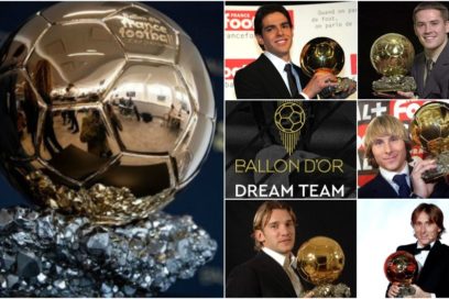 Kaká, Modric, Nedved, Puyol y otros nombres olvidados por France Football en el Balón de Oro Dream Team