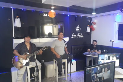 Buena Fe le tira una foto a Gabriel Dávalos (+ video)