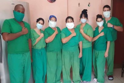 Atención integral al interior de un hospital COVID en Sancti Spíritus