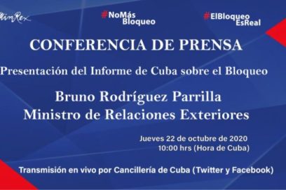 Presentará Cuba informe sobre afectaciones del bloqueo de Estados Unidos