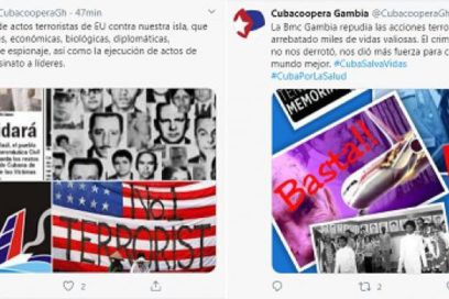 Médicos Cubanos en Gambia rechazan acciones terroristas de EE.UU.