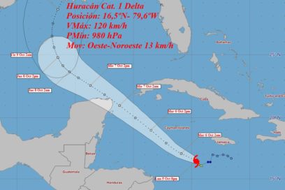 Aviso 6: Delta es huracán