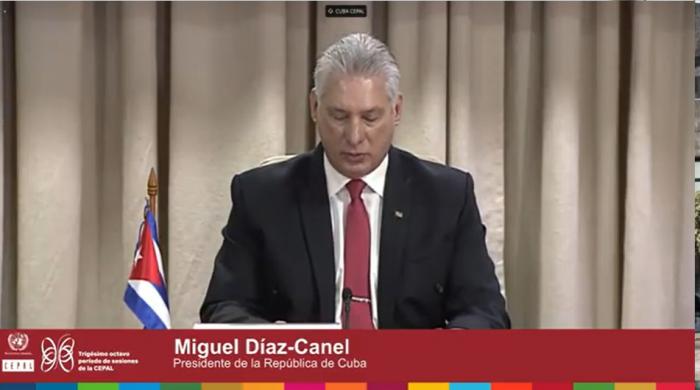 Miguel Díaz-Canel, Presidente de la República de Cuba Foto: Cepal / Cubaminrex