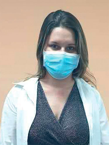 La doctora Dianelis González Suárez asegura que todo cuidado es poco para evitar el contagio con la COVID-19, porque tras su experiencia en la zona roja pudo constatar la elevada transmisibilidad del virus. Foto: Cortesía de la doctora Dianelis González Suárez