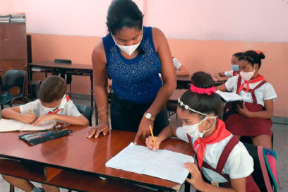 Educación con nasobuco, presente y futuro