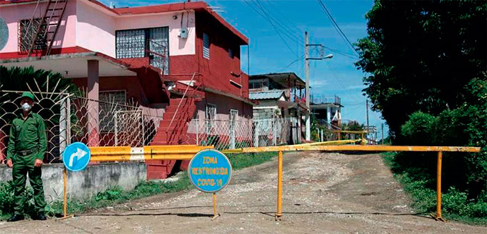 En la provincia de Sancti Spíritus han sido decretadas más de un centenar de áreas con restricción de movimiento. Foto: Oscar Alfonso, ACN