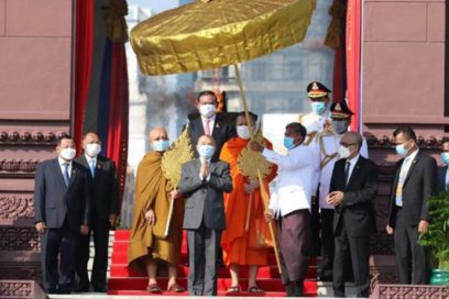 Saluda Díaz-Canel al rey de Camboya en aniversario de la independencia de ese país