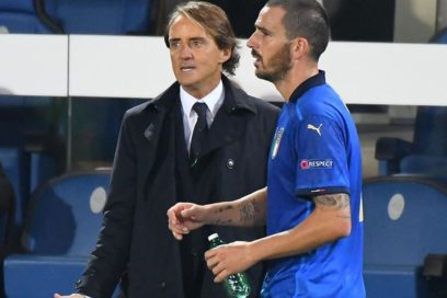 Mancini da positivo a Covid-19