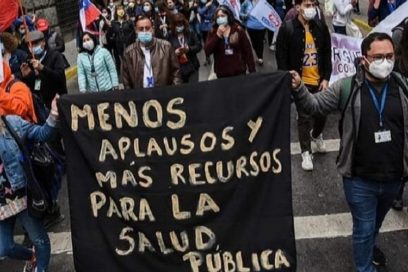 Paro nacional en Chile perfila una situación ya insostenible