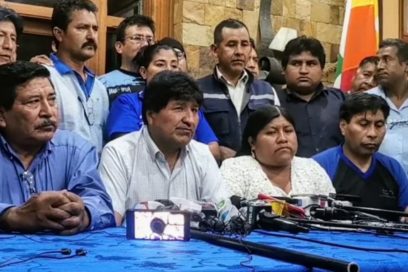 Me debo al pueblo de Bolivia, reitera Evo Morales al decidirse que asuma presidencia del MAS-IPSP