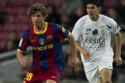 Sergi Roberto cumple 10 años en el Barça