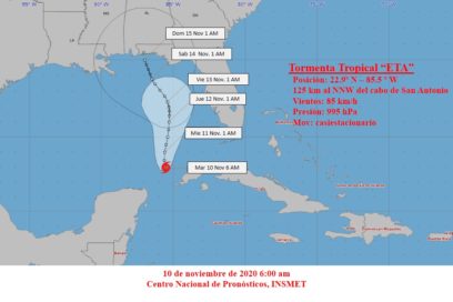 Eta se desplaza al norte, pero nadie se confía (Cobertura Especial)