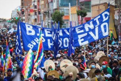 Evo es la voz del pueblo, ratifica multitudinario acto de recibimiento en Chimoré (+ Video)