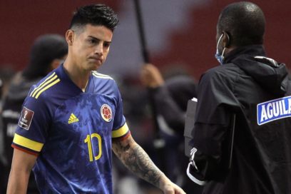 El vestuario de Colombia se va a los golpes