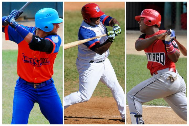 Yulieski Gurriel, Alfredo Despiagne y Alexei Bell, tres de los que ostentan récords vigentes en SN.