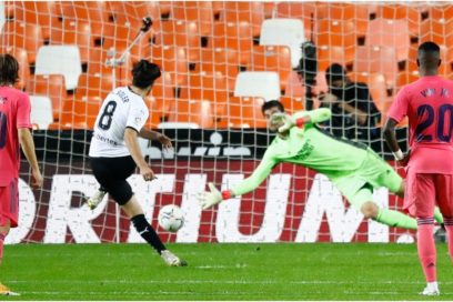 Goleada 4-1 del Valencia al Real Madrid